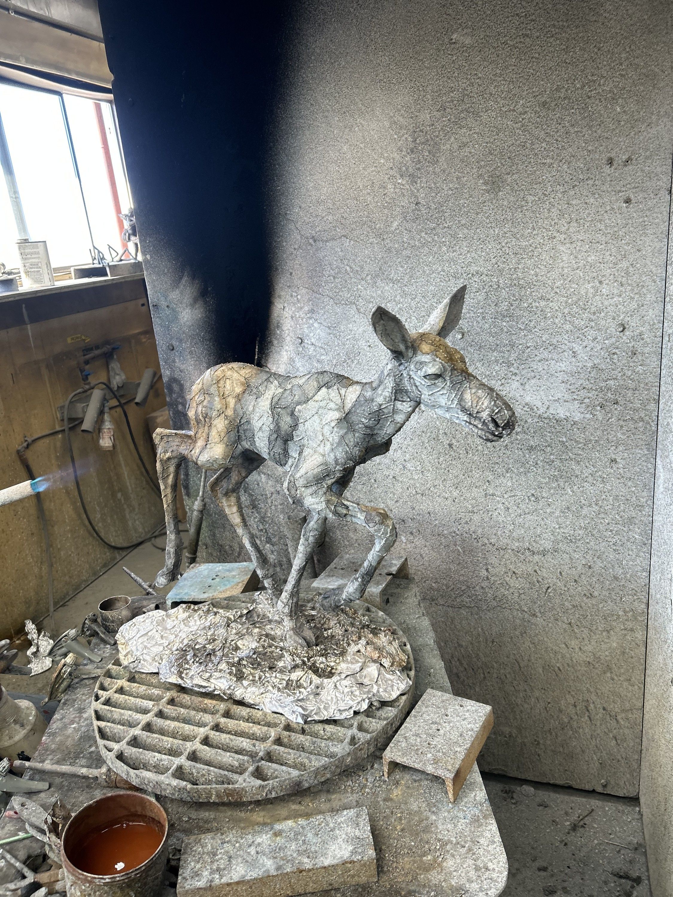 Patina progression, step 4 of 7
